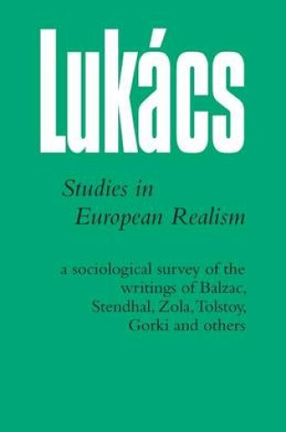 Cover of Studies in European Realism