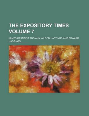 Book cover for The Expository Times Volume 7