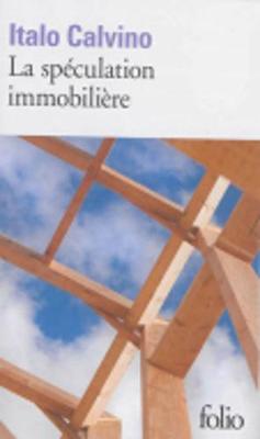 Book cover for La speculation immobiliere