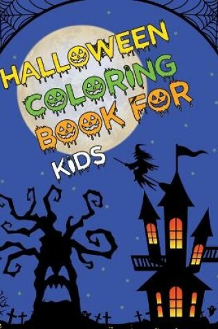 Cover of Halloween Coloring Book For kids