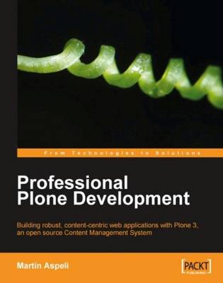 Book cover for Professional Plone Development