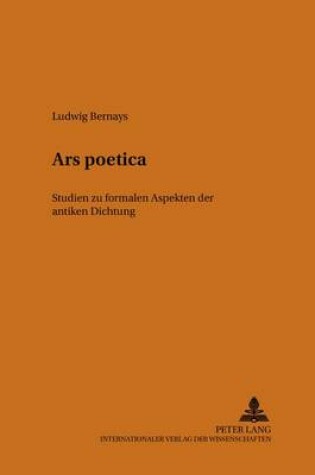 Cover of Ars Poetica