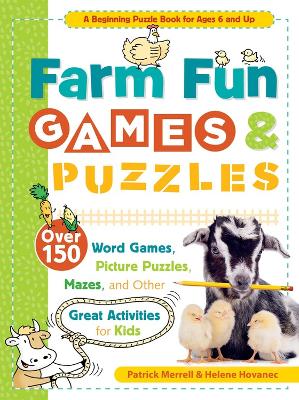 Book cover for Farm Fun Games & Puzzles