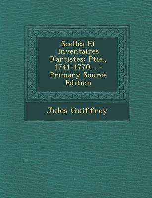 Book cover for Scelles Et Inventaires D'Artistes