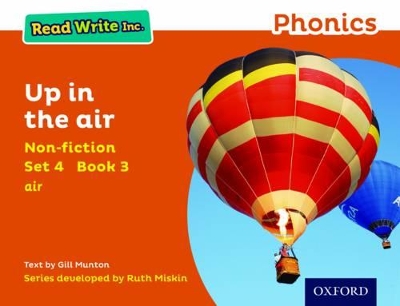 Book cover for Read Write Inc. Phonics: Up in the Air (Orange Set 4 Non-fiction 3)