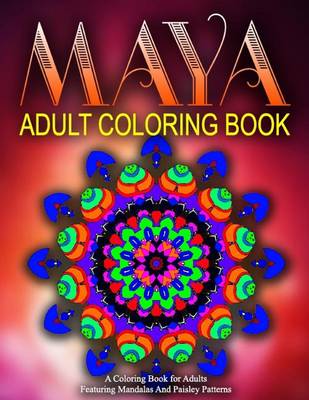 Book cover for MAYA ADULT COLORING BOOKS - Vol.12