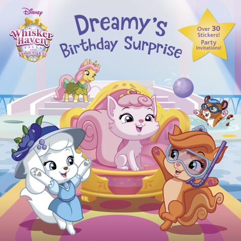 Book cover for Dreamy's Birthday Surprise (Disney Palace Pets: Whisker Haven Tales)
