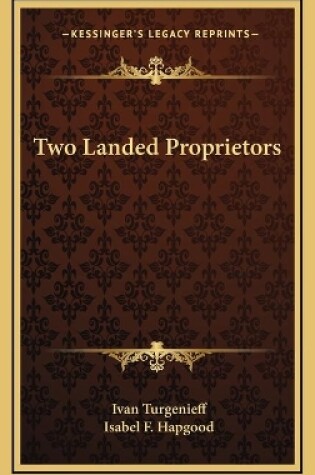 Cover of Two Landed Proprietors