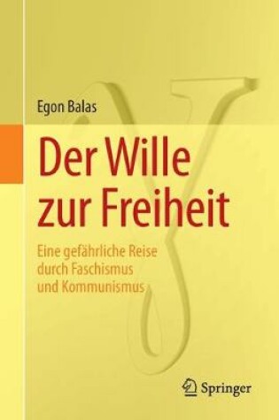 Cover of Der Wille Zur Freiheit