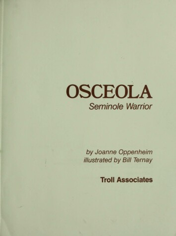 Book cover for Osceola - Pbk