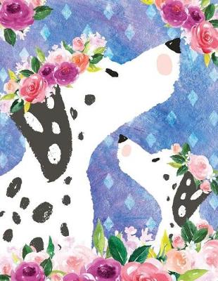 Book cover for My Big Fat Journal Notebook For Dog Lovers Dalmatians In Flowers