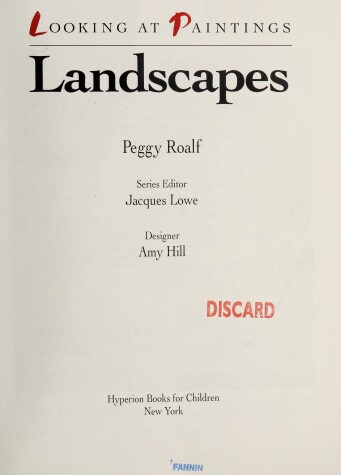 Book cover for Landscapes