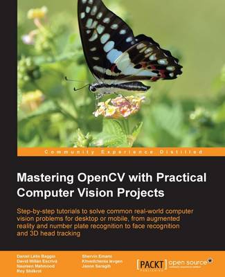 Book cover for Mastering OpenCV with Practical Computer Vision Projects