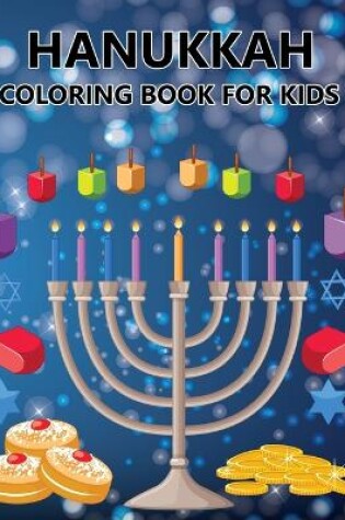 Cover of Hanukkah Coloring Book For Kids
