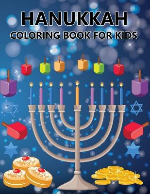 Book cover for Hanukkah Coloring Book For Kids