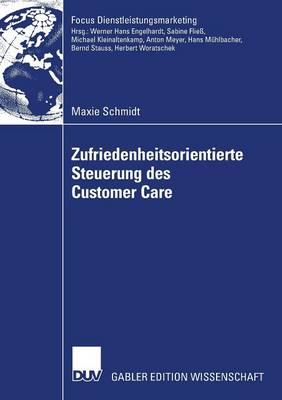 Cover of Zufriedenheitsorientierte Steuerung des Customer Care