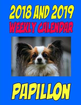 Book cover for 2018 and 2019 Weekly Calendar Papillon