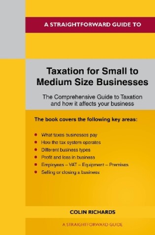 Cover of Taxation For Small To Medium Size Business