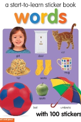 Cover of Start-To-Learn Sticker Book: Words