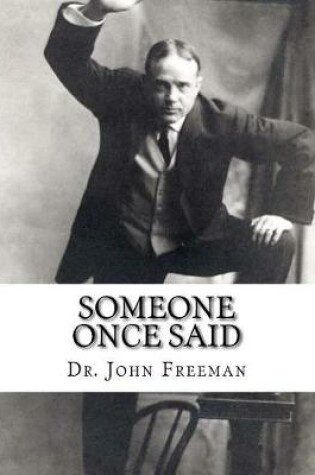 Cover of Someone Once Said