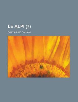 Book cover for Le Alpi (7 )