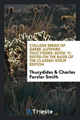 Book cover for College Series of Greek Authors. Thucydides