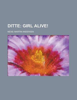 Book cover for Ditte; Girl Alive!