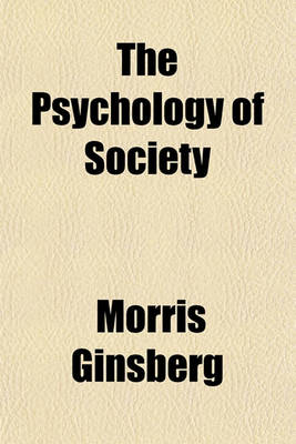 Cover of The Psychology of Society