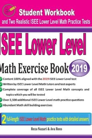 Cover of ISEE Lower Level Math Exercise Book