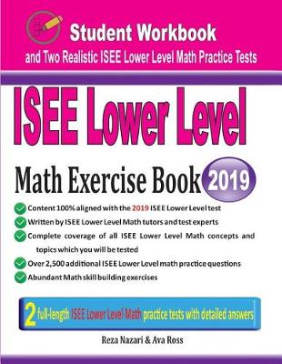 Cover of ISEE Lower Level Math Exercise Book