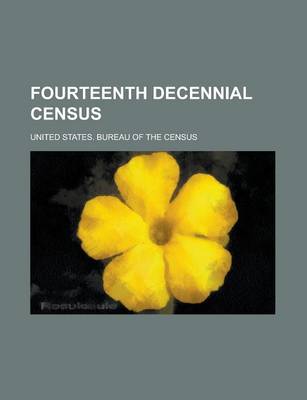 Book cover for Fourteenth Decennial Census