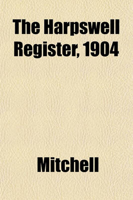 Book cover for The Harpswell Register, 1904