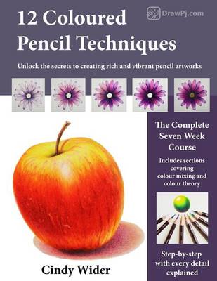 Book cover for 12 Coloured Pencil Techniques