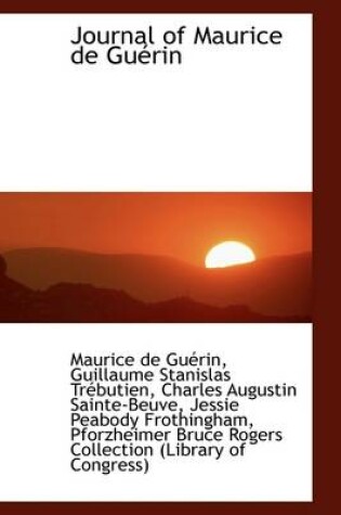 Cover of Journal of Maurice de Gu Rin