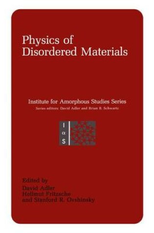 Cover of Physics of Disordered Materials