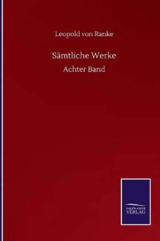 Cover of S�mtliche Werke