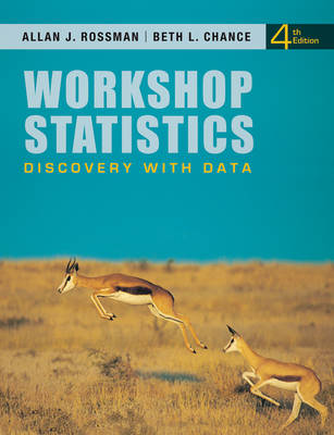 Book cover for Workshop Statistics: Discovery with Data 4e + Wileyplus Registration Card