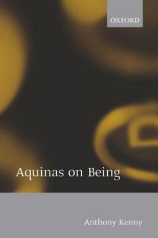 Cover of Aquinas on Being