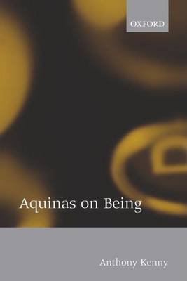 Book cover for Aquinas on Being