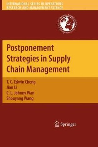 Cover of Postponement Strategies in Supply Chain Management