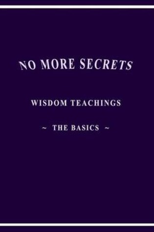 Cover of No More Secrets