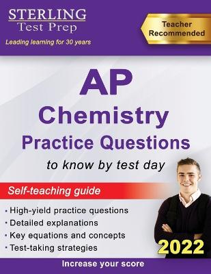 Book cover for Sterling Test Prep AP Chemistry Practice Questions