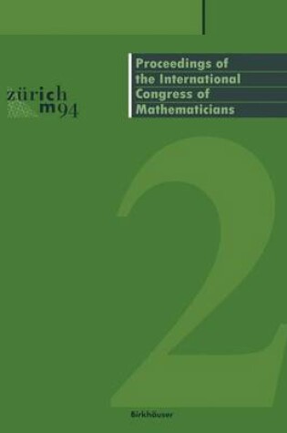 Cover of Proceedings of the International Congress of Mathematicians