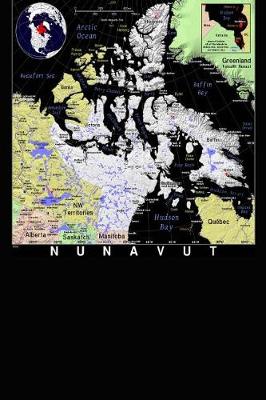 Book cover for A Color Map of Nunavut Province in Canada Journal