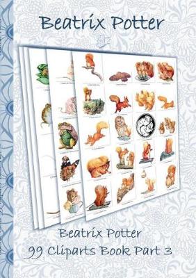 Book cover for Beatrix Potter 99 Cliparts Book Part 3 ( Peter Rabbit )