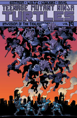Book cover for Teenage Mutant Ninja Turtles Volume 19: Invasion of the Triceratons