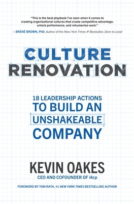 Book cover for Culture Renovation: 18 Leadership Actions to Build an Unshakeable Company