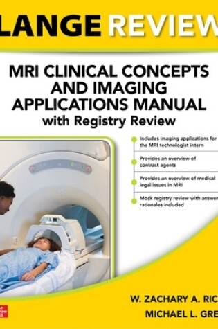 Cover of LANGE Review: MRI Clinical Concepts and Imaging Applications Manual with Registry Review