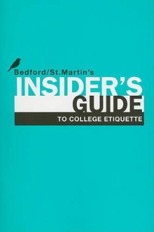 Cover of Insider's Guide to College Etiquette