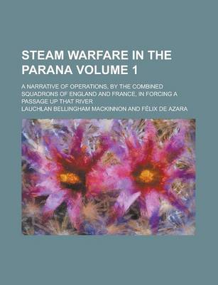 Book cover for Steam Warfare in the Parana; A Narrative of Operations, by the Combined Squadrons of England and France, in Forcing a Passage Up That River Volume 1